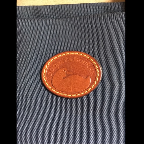 Dooney & Bourke Navy Nylon Shopper - Picture 4 of 9